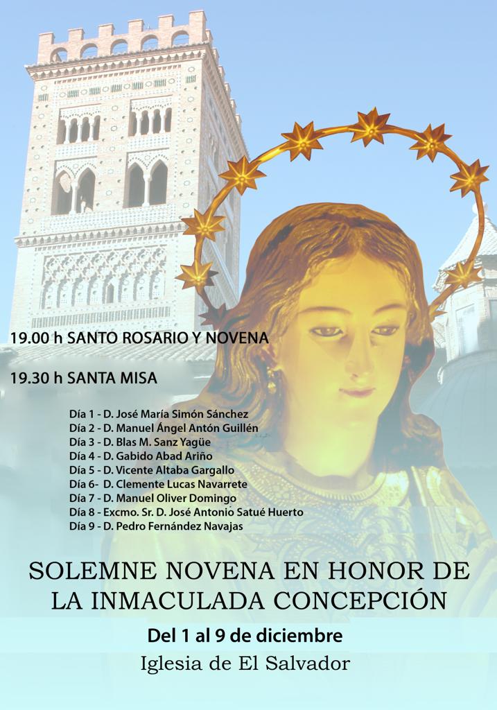 Solemne Novena en honor de la Inmaculada Concepción Iglesia en Aragon